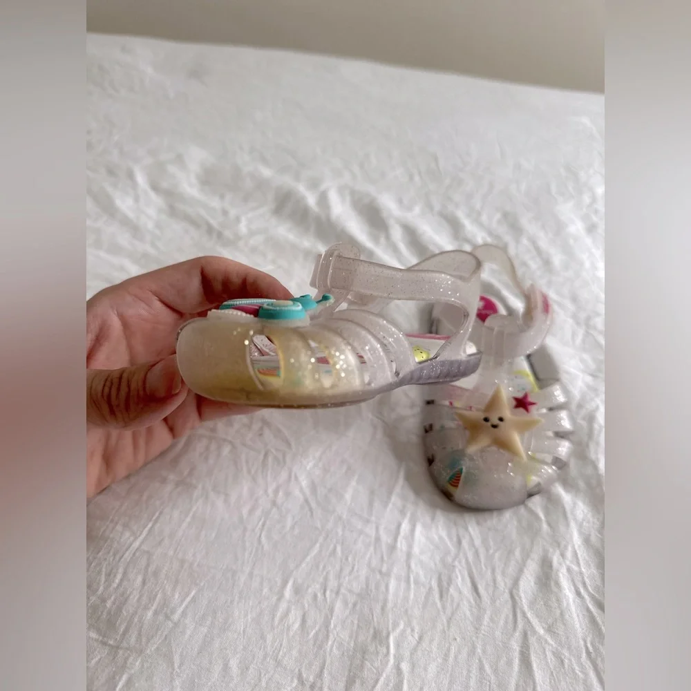 Zaxy Glow in the Dark Soft Jelly bumblebee & Star Sandal